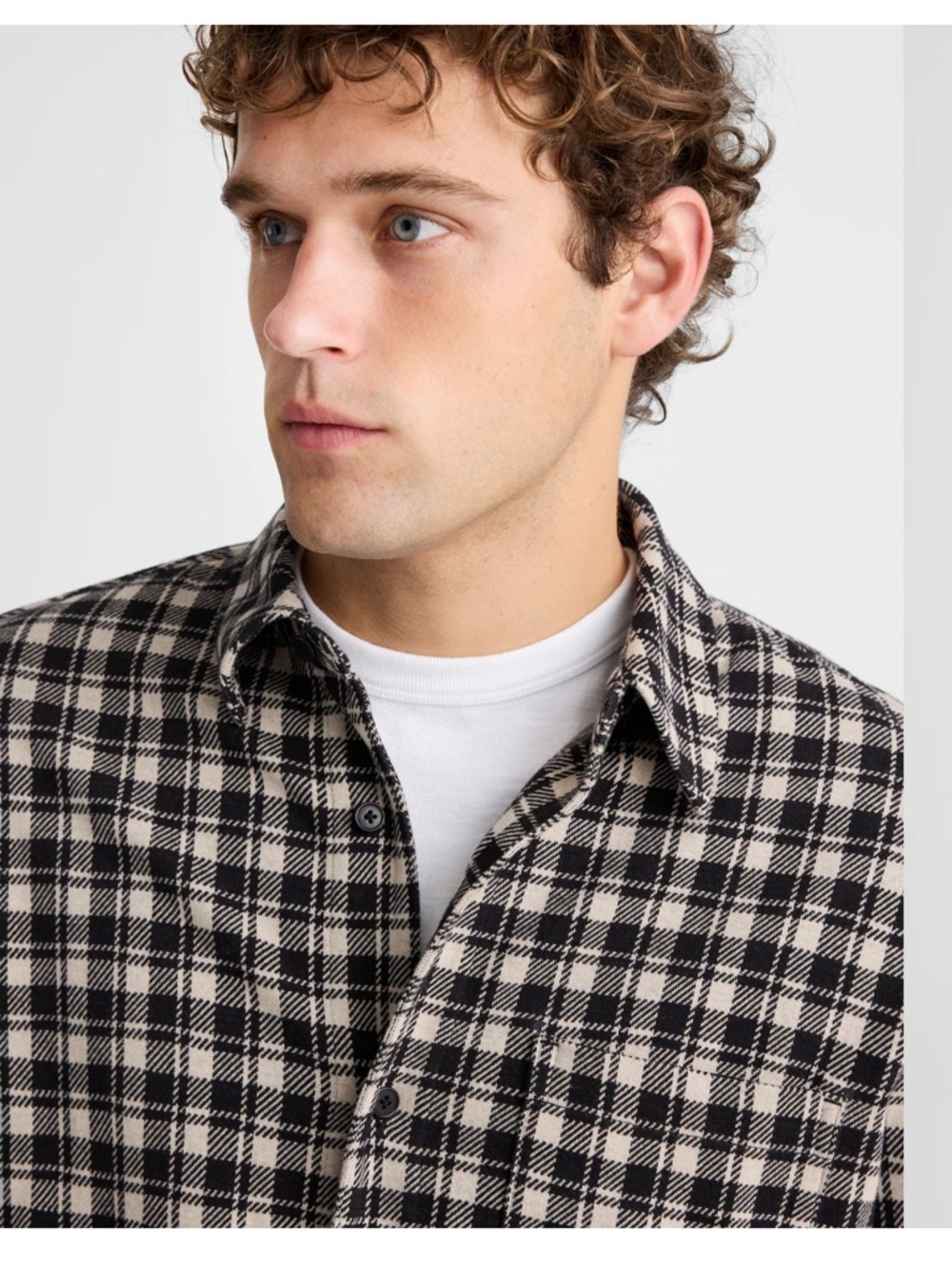 Madewell The Devoe Knit Shirt ~long Sleeve Button-Up Size S - Picture 4 of 13